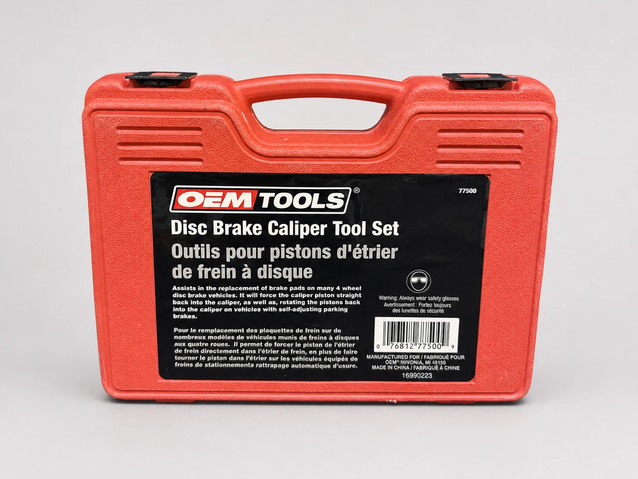 OEMTOOLS 77500 Disc Brake Caliper Tool Set - photo 3