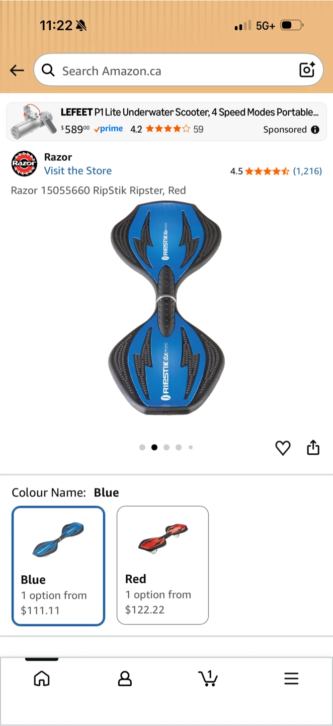 Razor RipStik Ripster Blue - photo 2