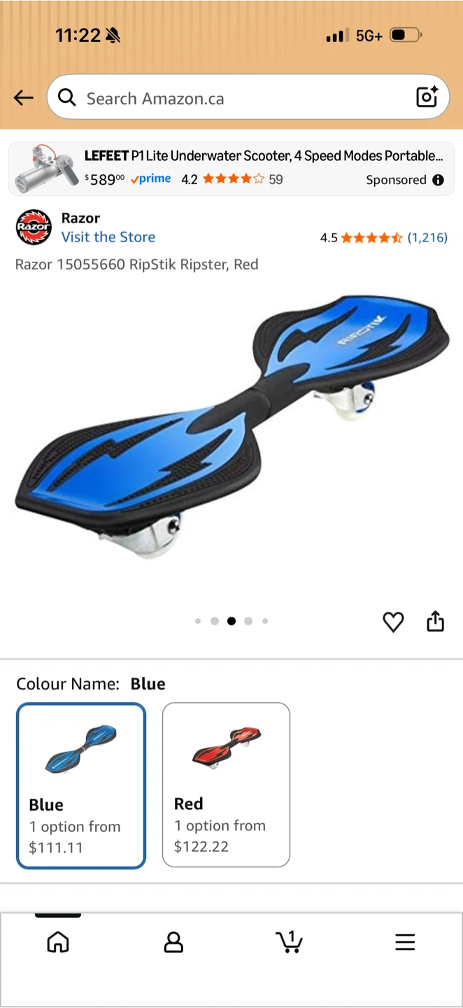 Razor RipStik Ripster Blue - photo 4