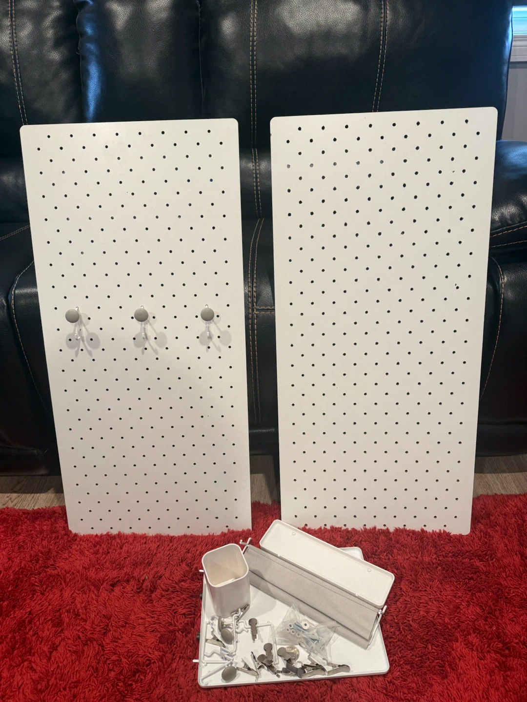 Pegboard Wall Organizers with Accessories