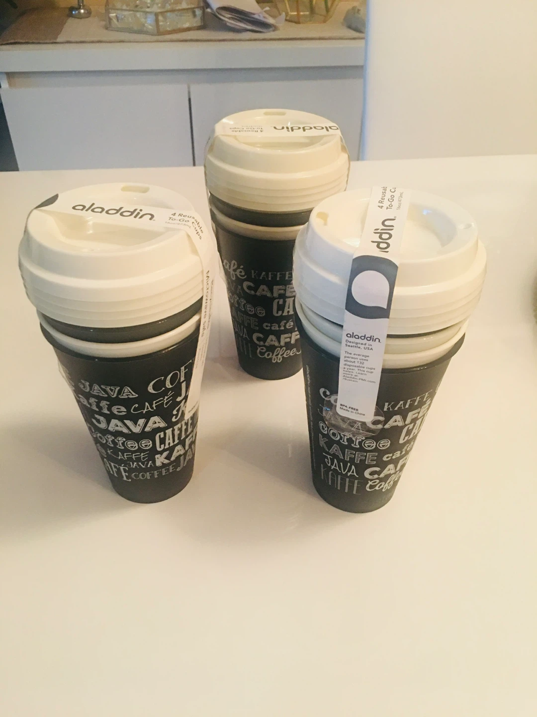 Aladdin 4 Reusable To-Go Cups