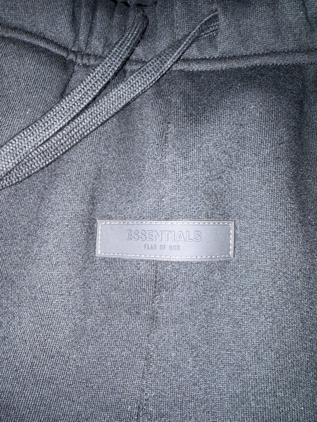 Fear of God Essentials Black Sweat Shorts - photo 2