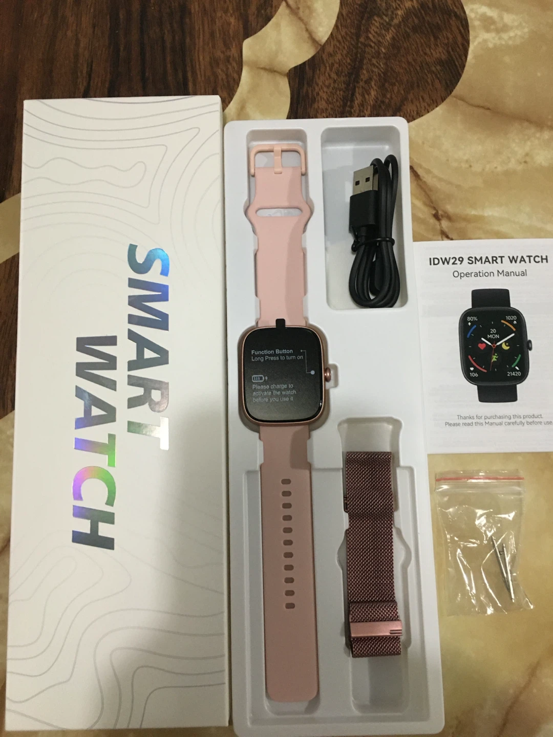 Smart Watch with Dual Straps