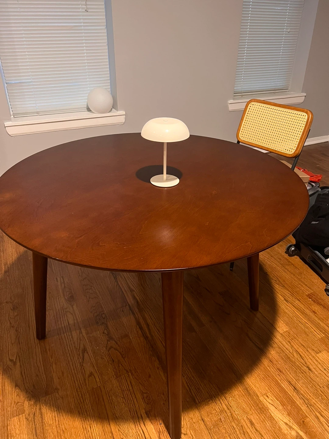 Round Wood Dining Table - photo 2