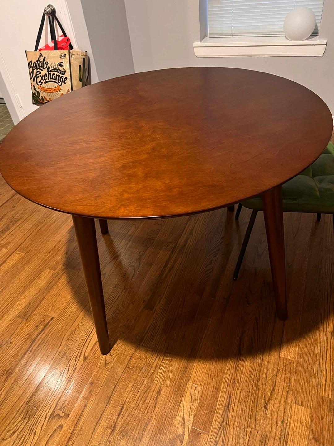 Round Wood Dining Table - photo 3