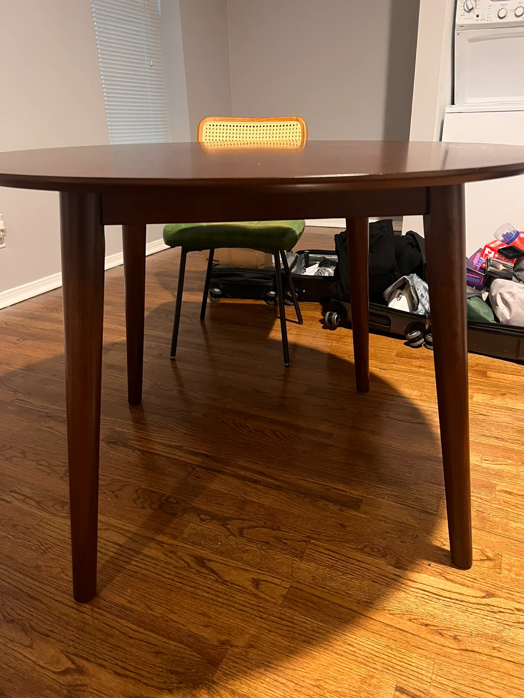 Round Wood Dining Table - photo 5