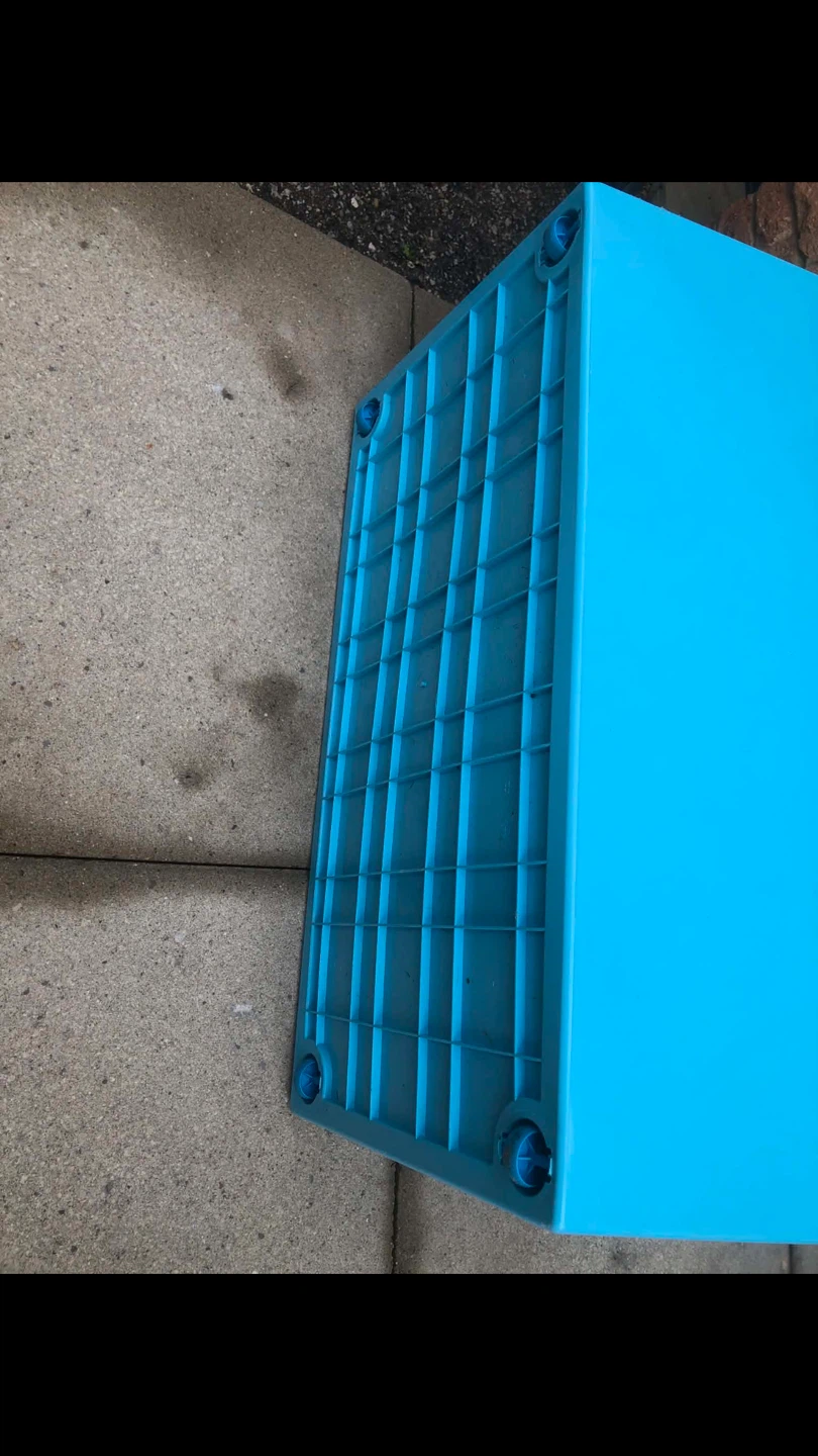 Tuff 69 liter Bright Blue Plastic Storage Bin with Lid - photo 3