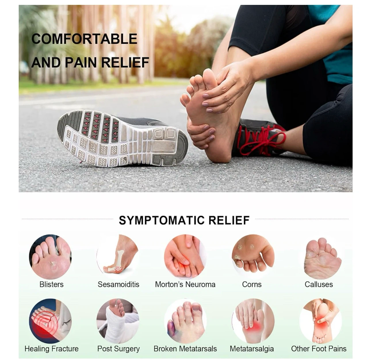 Metatarsal Foot Pads for Pain Relief - photo 3