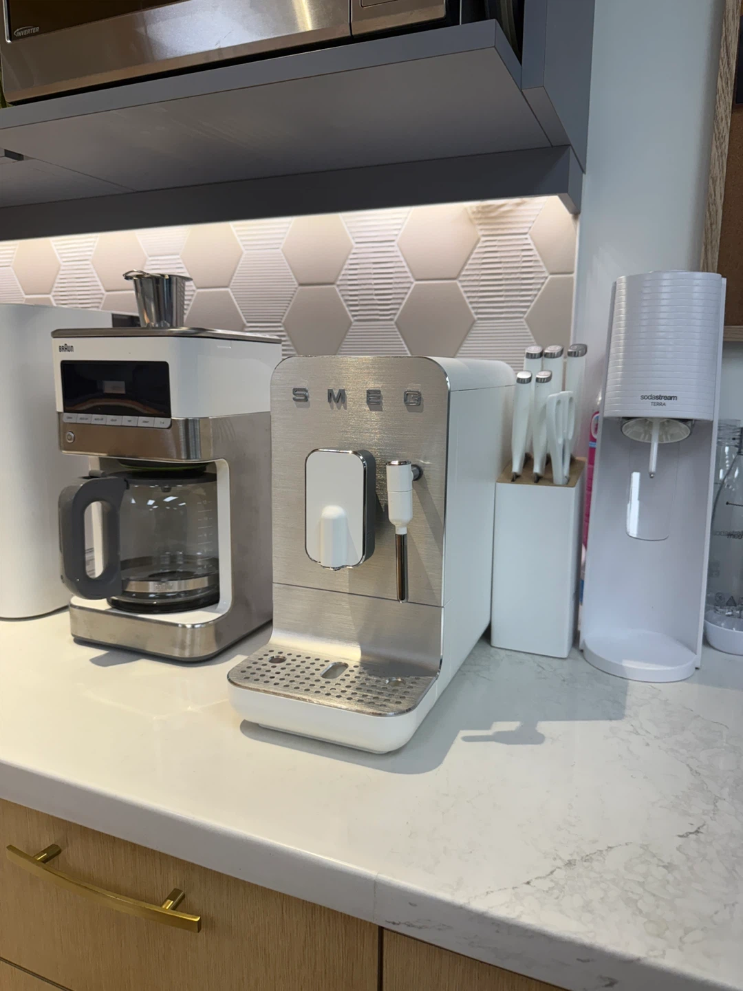SMEG Automatic Coffee Machine White - photo 2