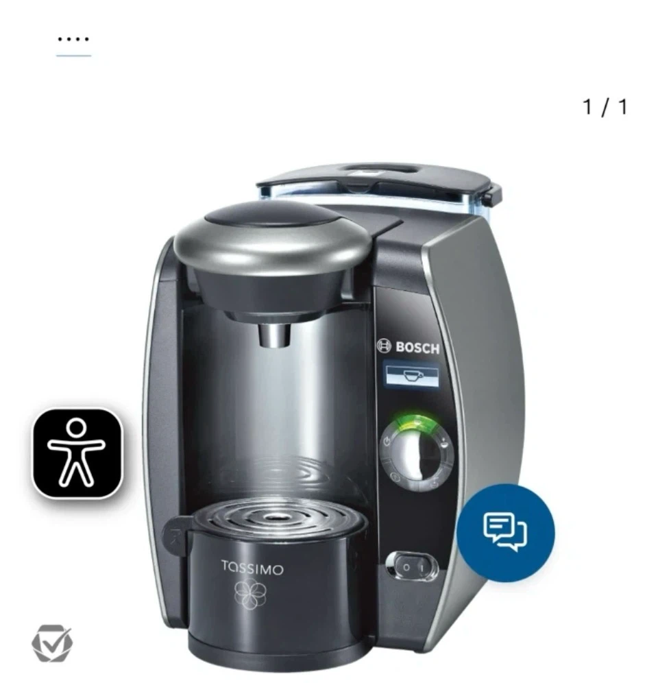 Bosch Tassimo T65 Coffee Brewer+ free coffee pods