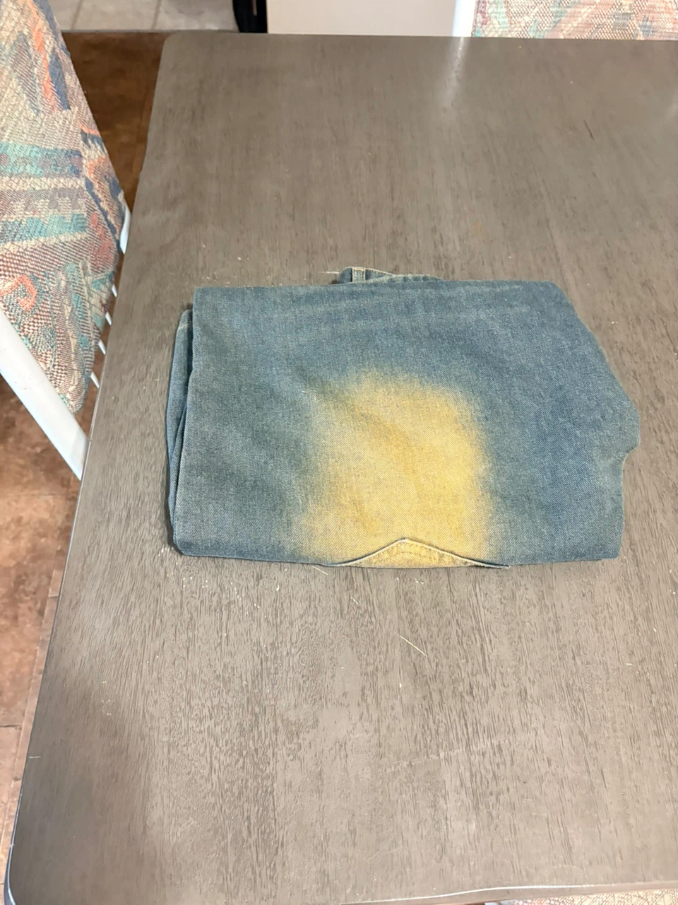 Baggy Jeans with Yellow Accents - photo 2