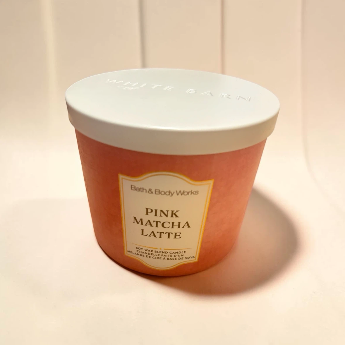 Bath & Body Works Pink Matcha Latte Candle