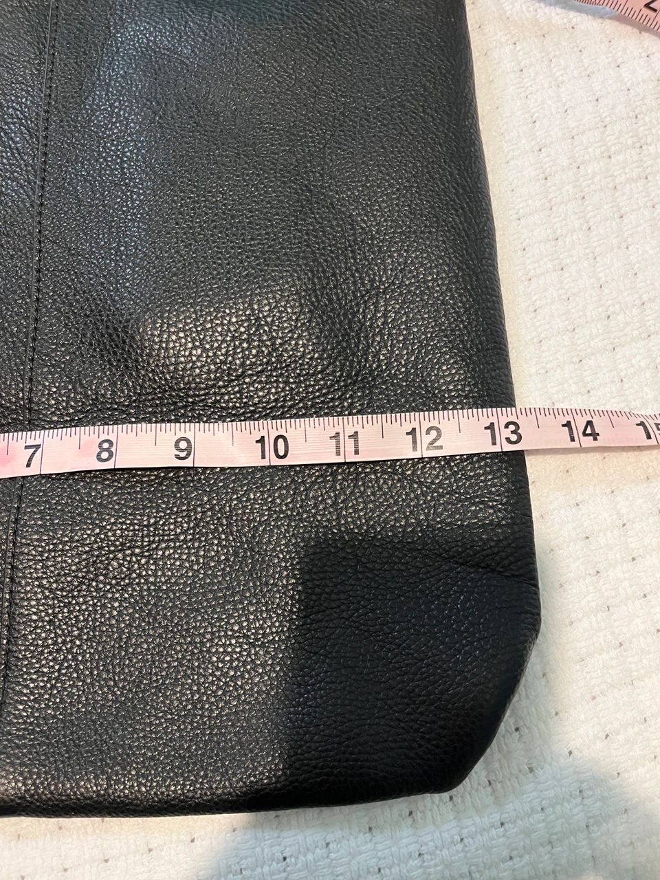 Banana Republic Black Cow Leather Tote Bag - photo 5