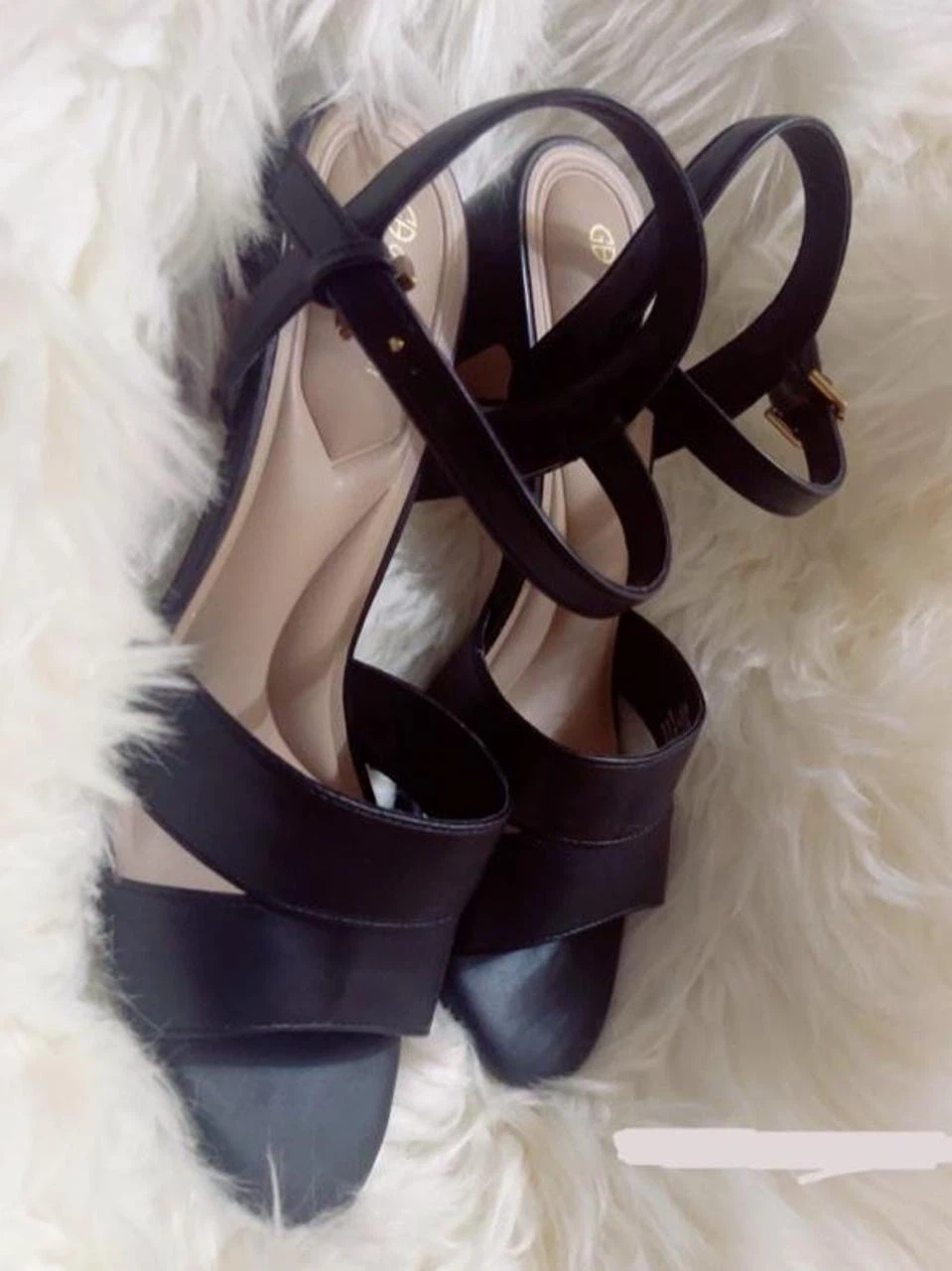 Gianni Bernini Italian leather strap heels - photo 2
