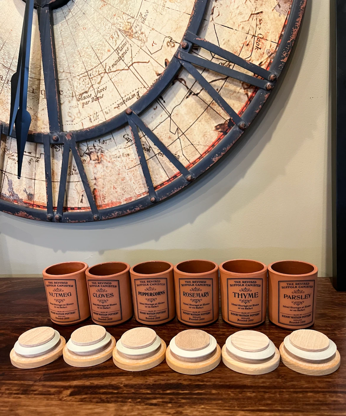 Vintage Henry Watson Terracotta Spice Jars - photo 2