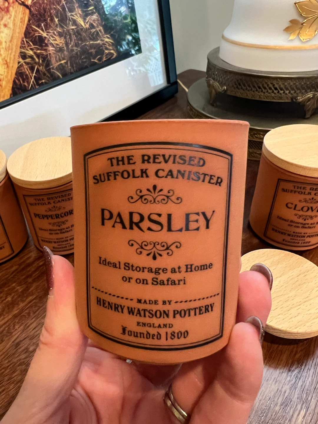 Vintage Henry Watson Terracotta Spice Jars - photo 4
