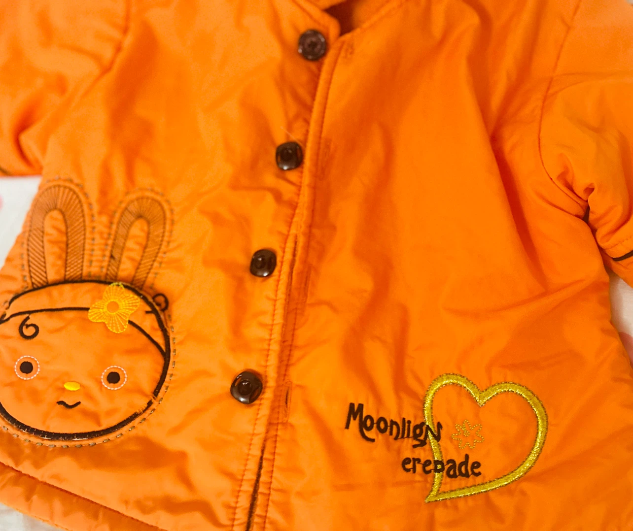 Cute Pumpkin Orange Toddler Jacket (Size 18M–2T) - photo 3