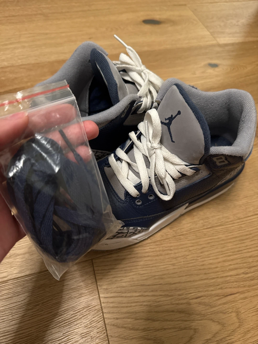 Jordan 3 Retro GS “Georgetown” in 7Y (EUR 40) - photo 4