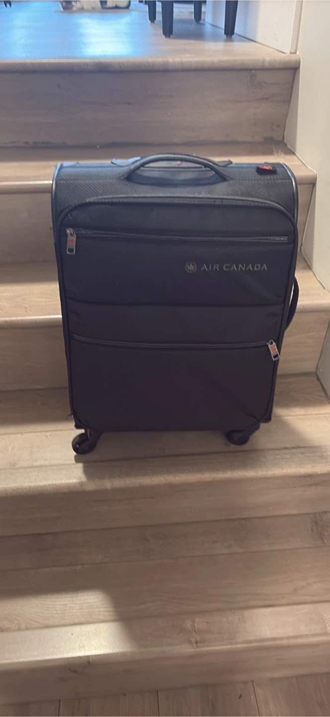 Air Canada Black Carry-On Suitcase on 4 Wheels