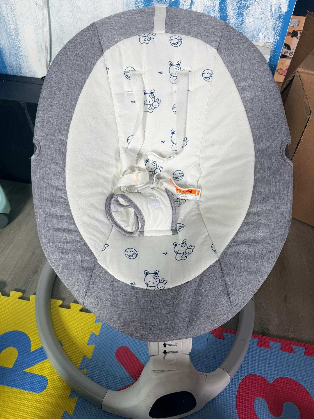 Light Grey Baby Swing