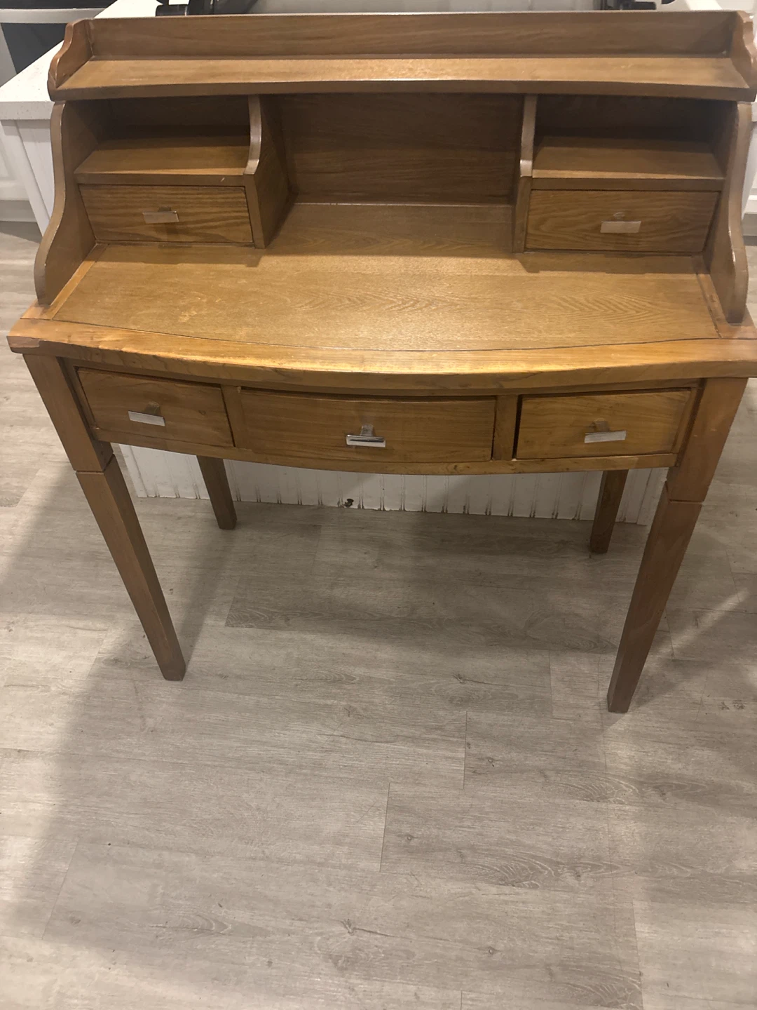 Wooden Writing Desk with Drawers