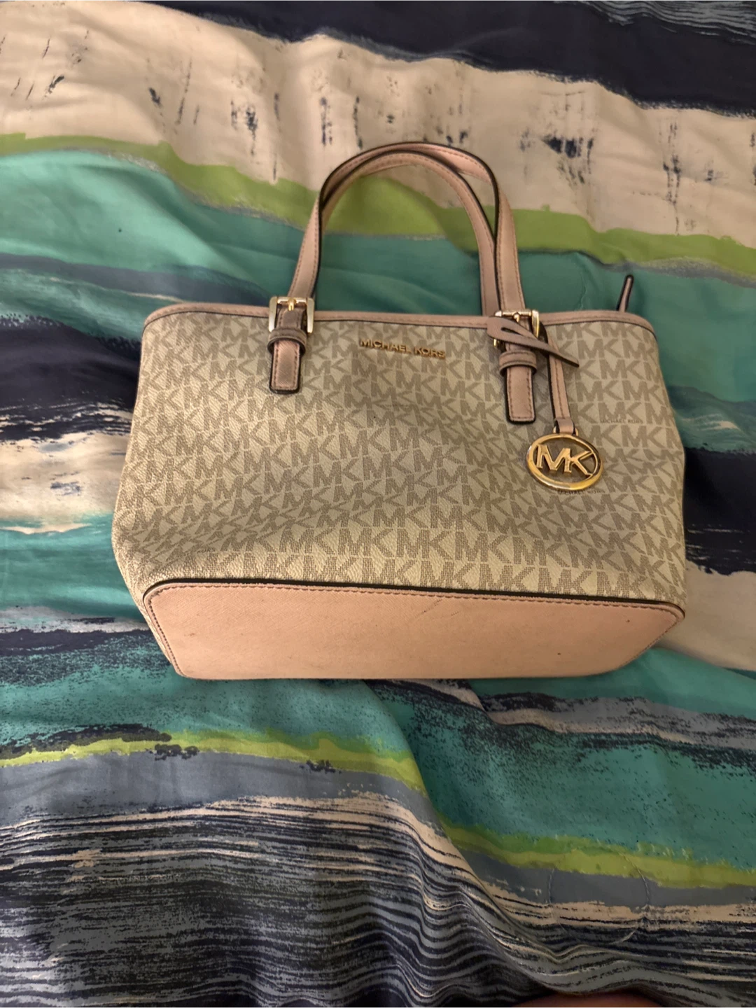 Michael Kors MK Logo Tote Bag