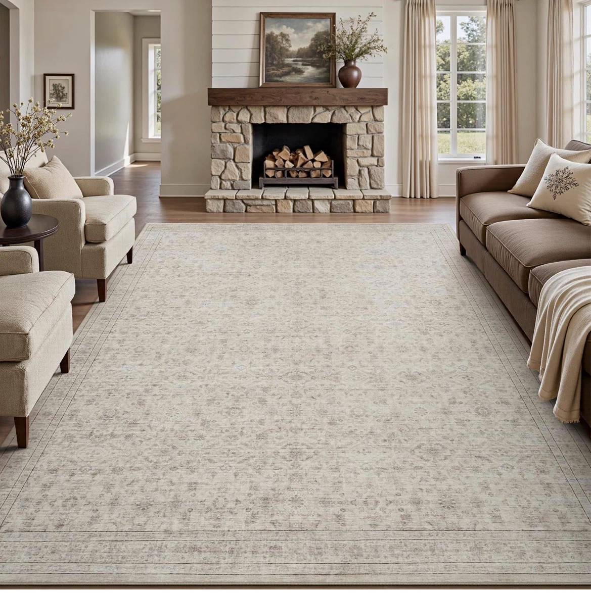 8x10 Machine Washable Area Rug