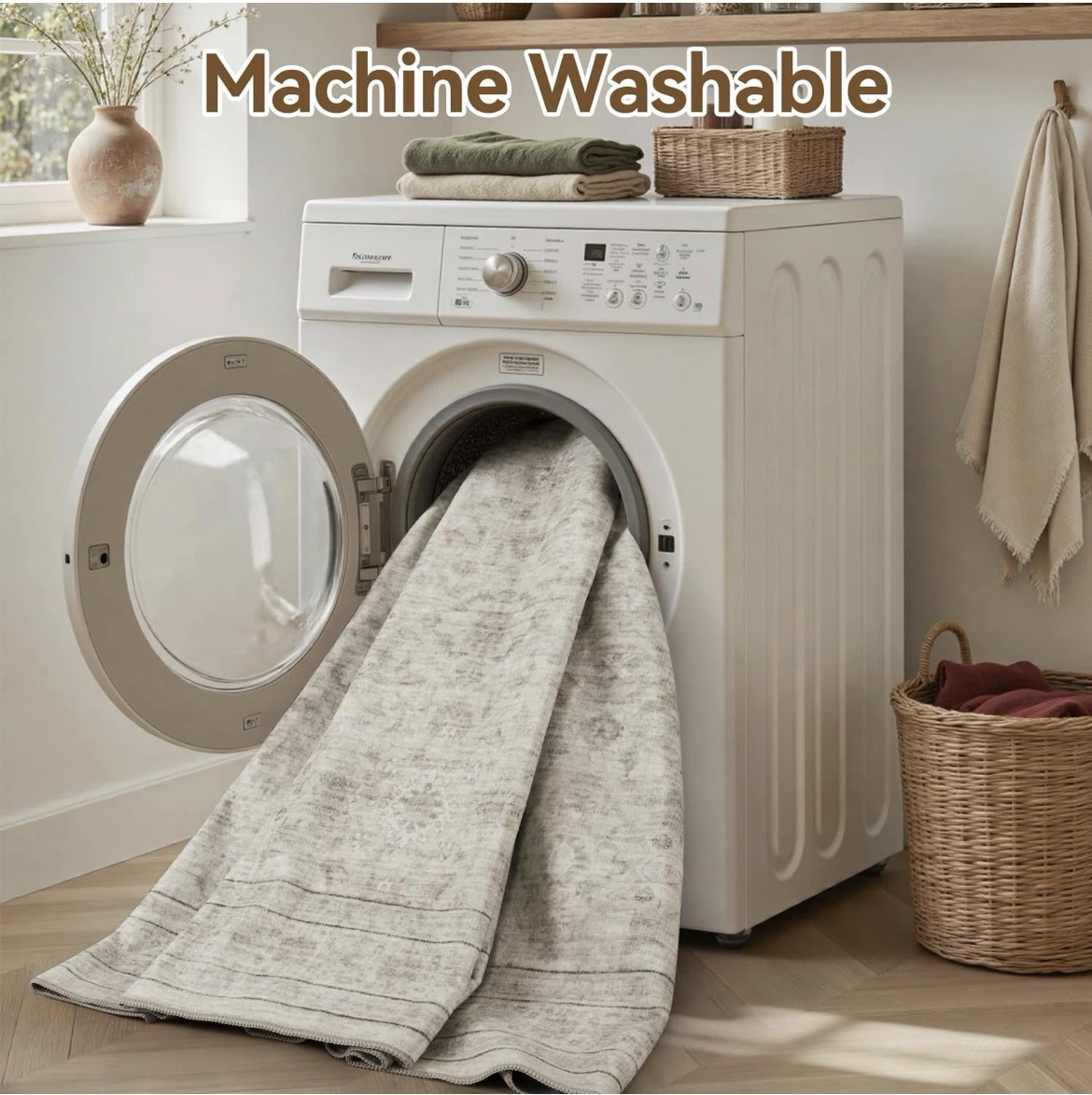 8x10 Machine Washable Area Rug - photo 3