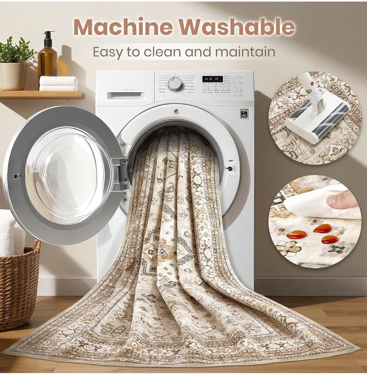 8x10 Machine Washable Area Rug - photo 2