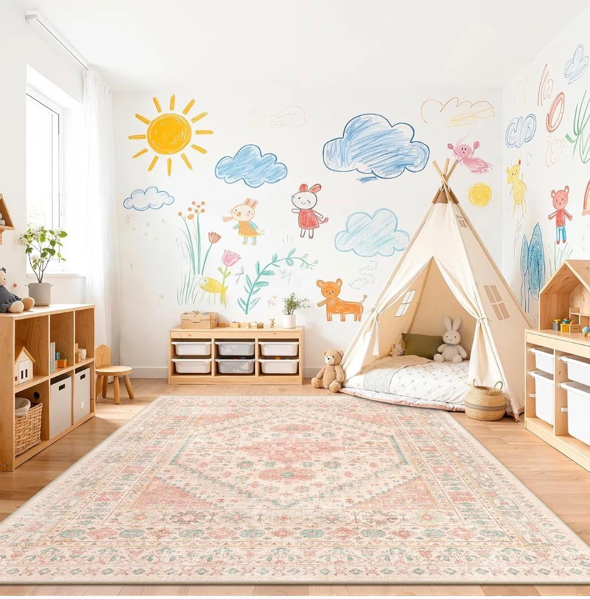 8x10 Machine Washable Area Rug - photo 3