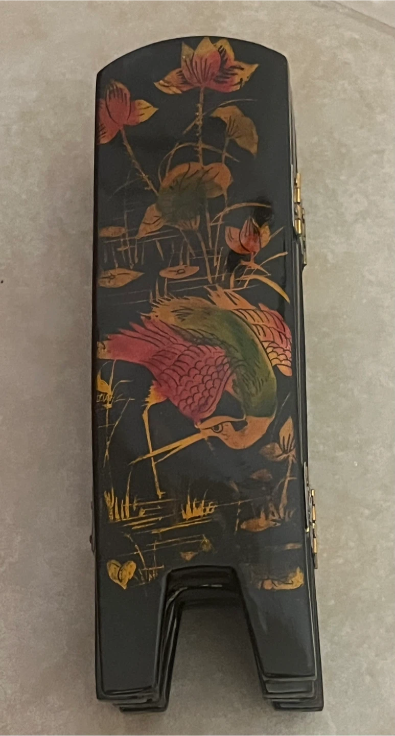 Miniature Vietnamese Mother-of-Pearl Mosaic Artwork - photo 3