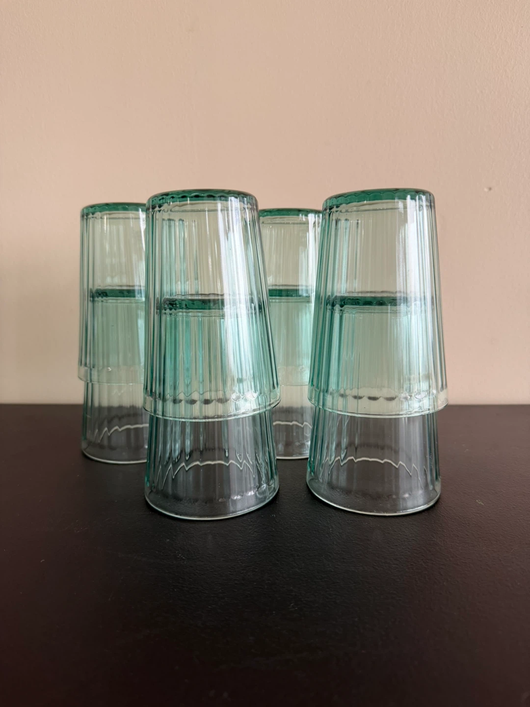 8 Turquoise IKEA Glasses