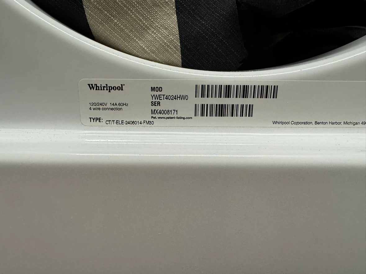 Whirlpool Stacked Washer and Dryer - photo 2