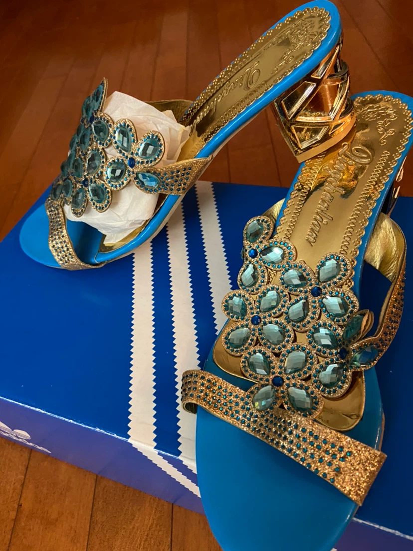 Embellished Blue Heels - photo 2