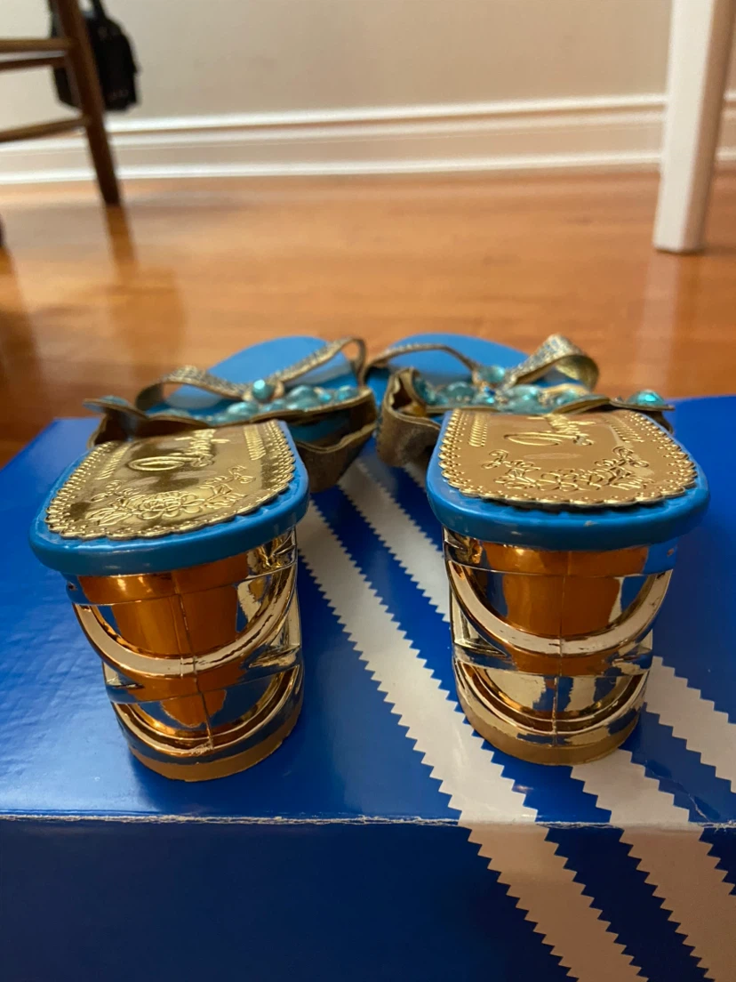 Embellished Blue Heels - photo 3