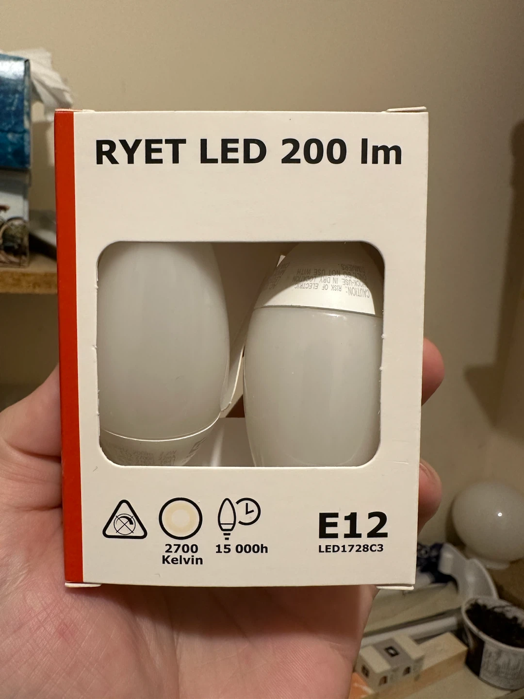 66 IKEA RYET LED 200lm E12 Light Bulbs (2 Pack) - photo 2