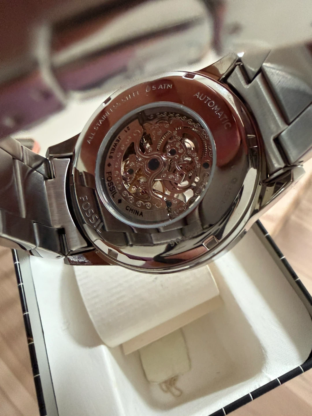 Men's Fossil Watch Skeleton Dial - photo 2