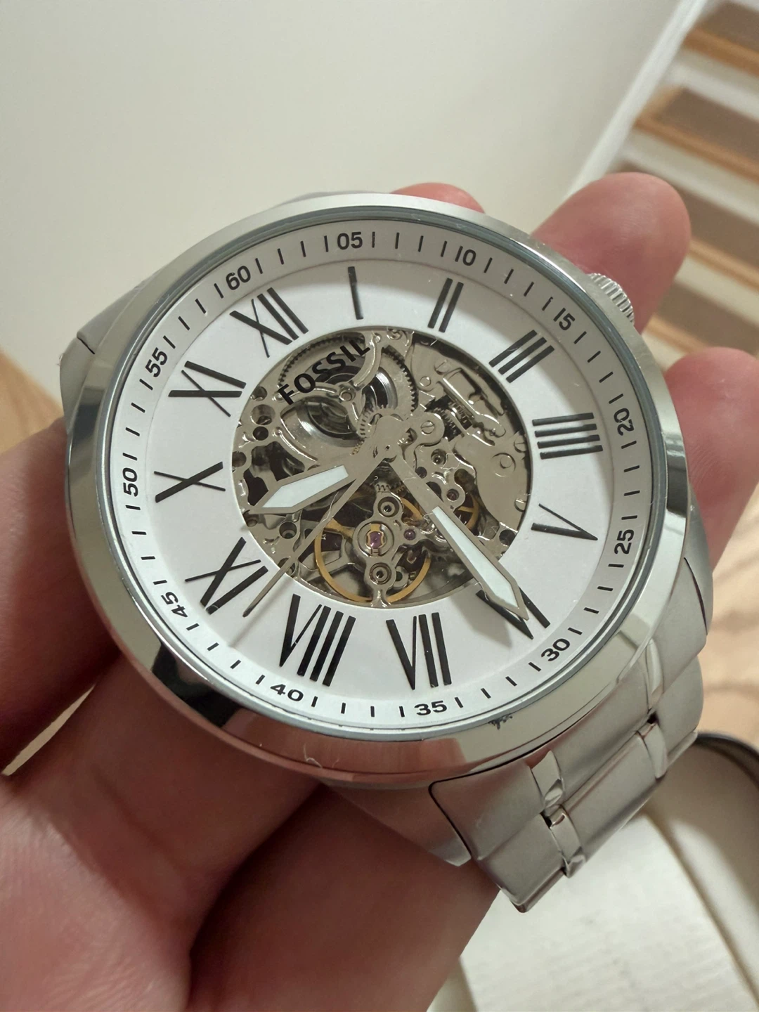 Men's Fossil Watch Skeleton Dial - photo 4