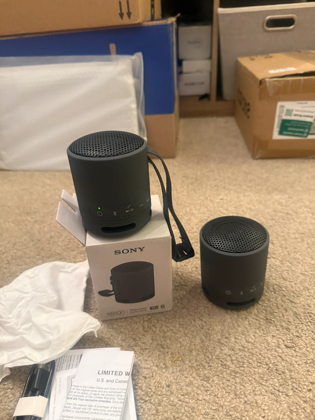 Sony SRS-XB100 Portable Bluetooth Speaker - photo 2