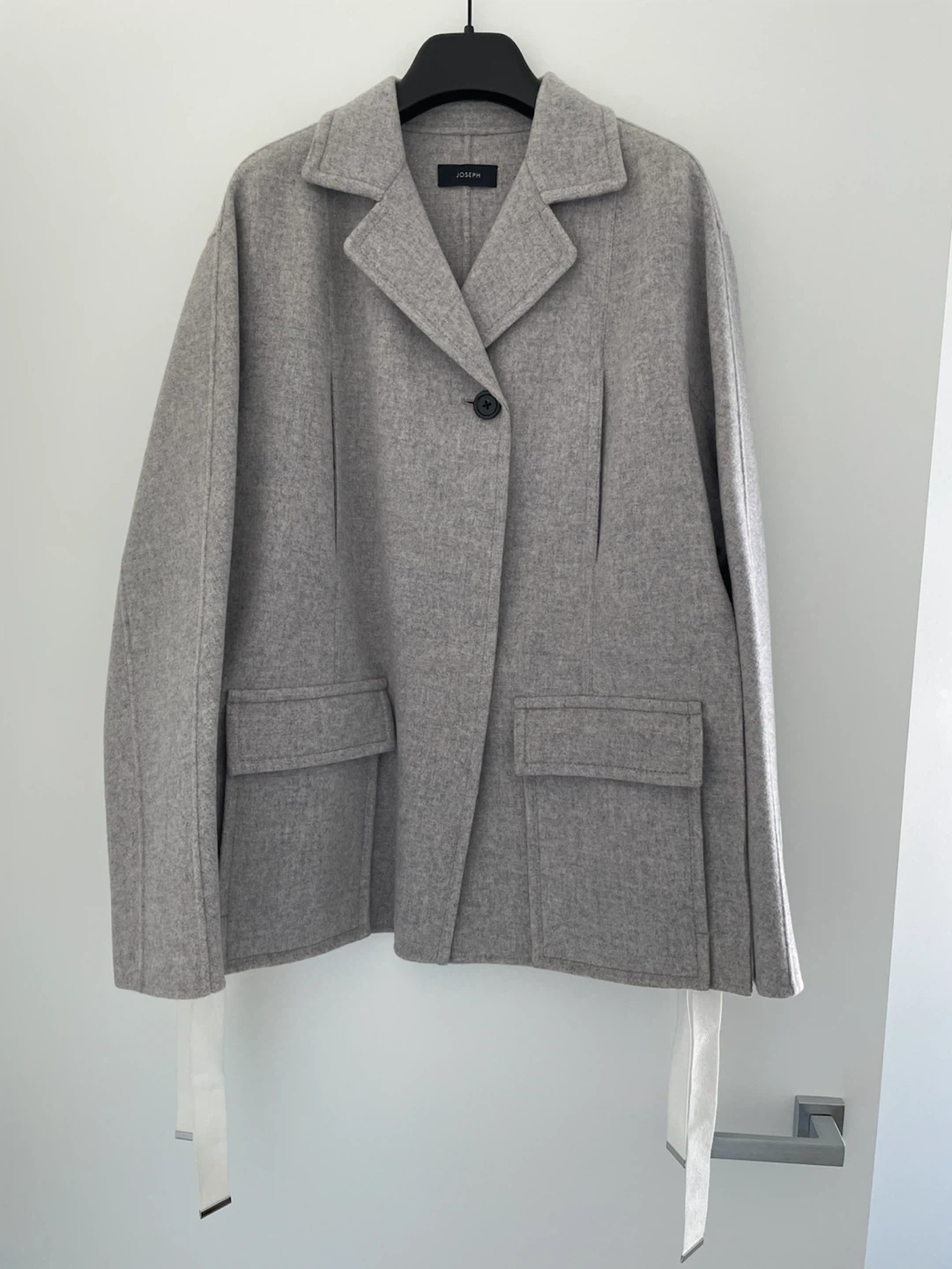 JOSEPH Grey Wool/Cashmere Coat