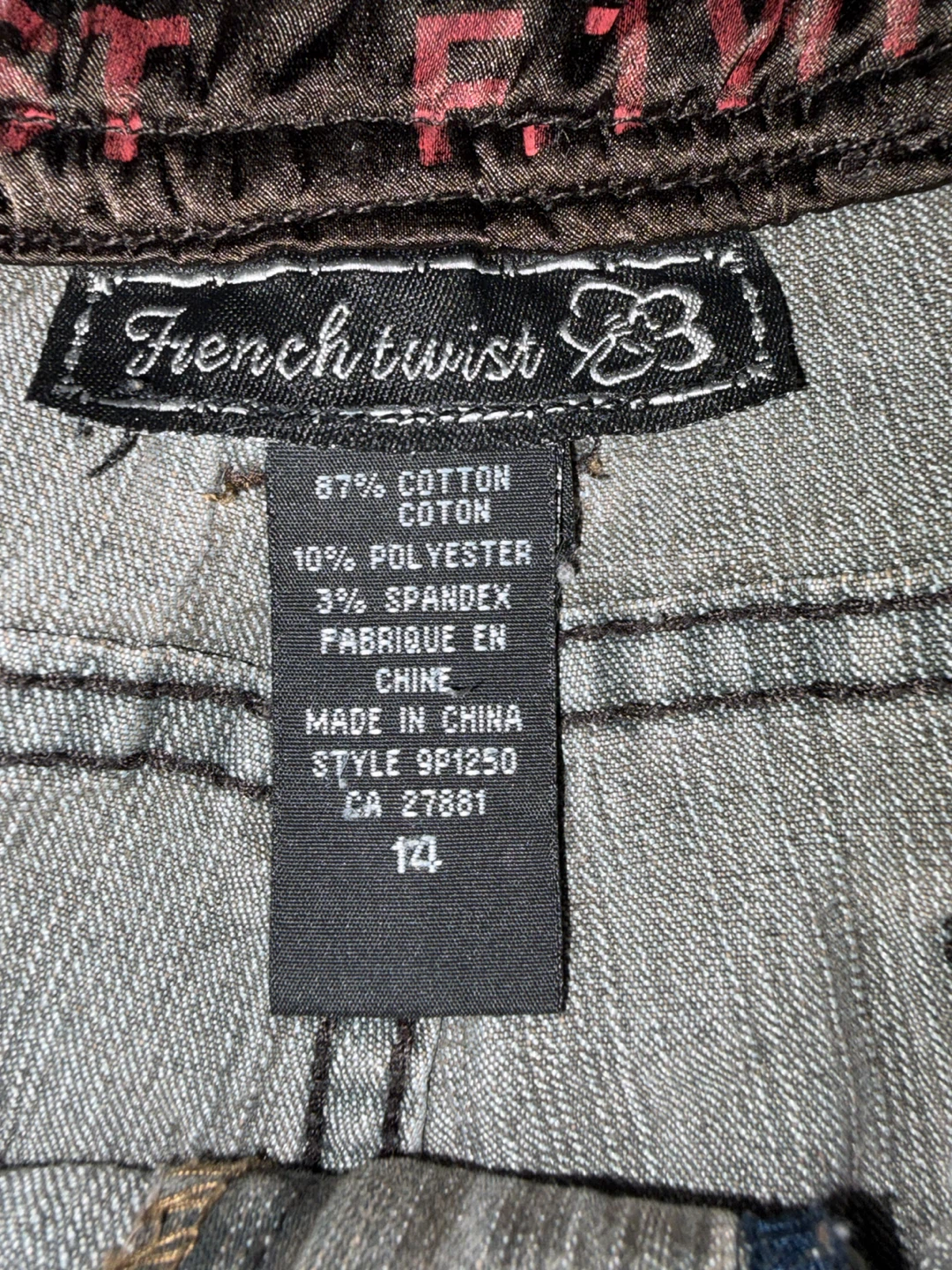 French Twist Embroidered Jeans - photo 3