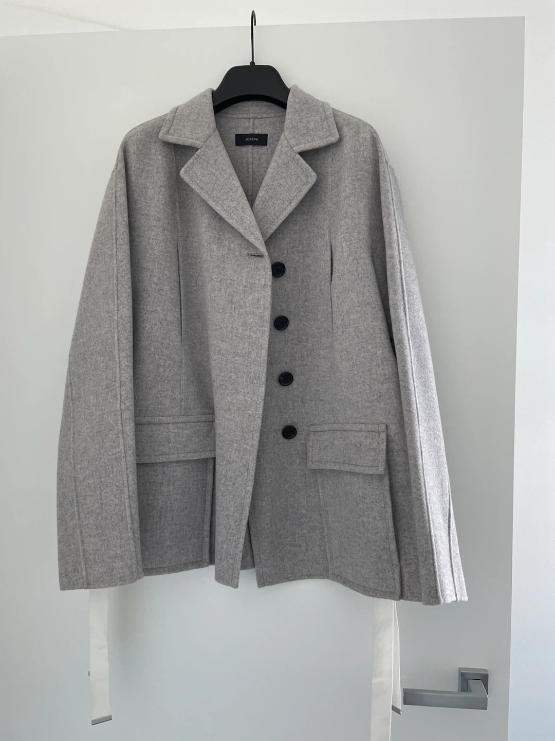 JOSEPH Grey Wool/Cashmere Coat - photo 2
