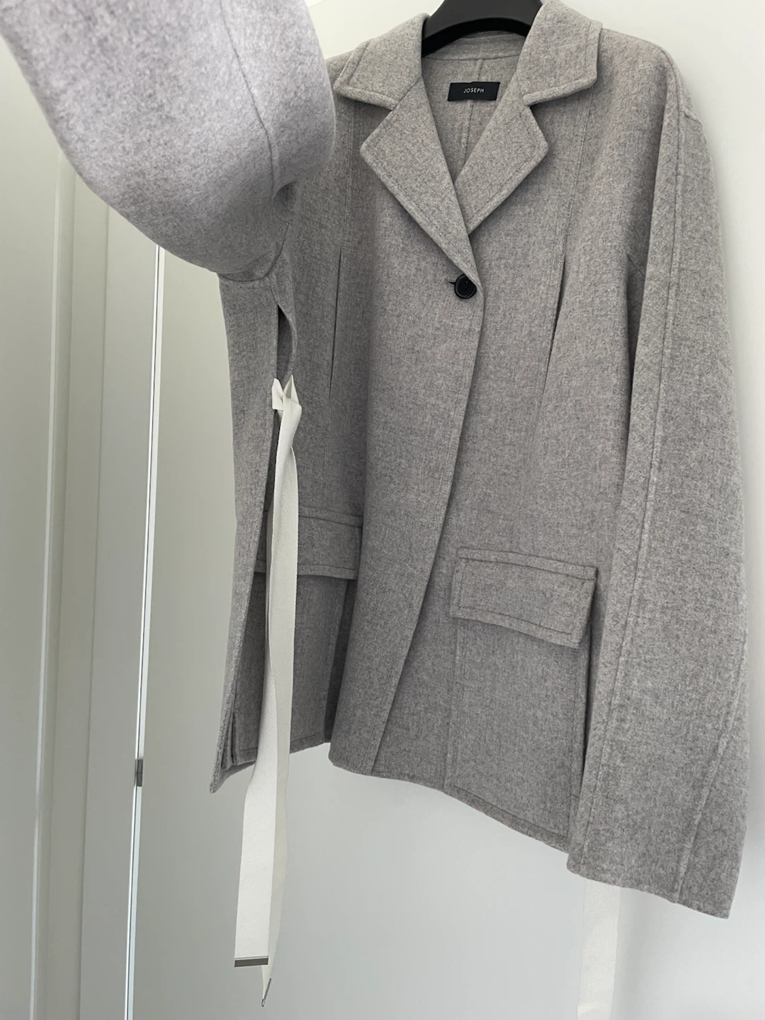 JOSEPH Grey Wool/Cashmere Coat - photo 4