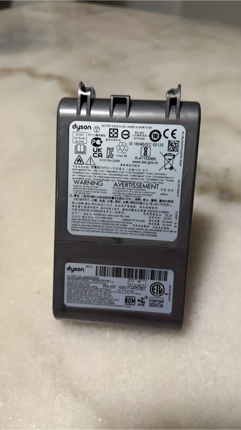 Genuine Dyson Car+Boat/V8 Extra Battery - photo 5