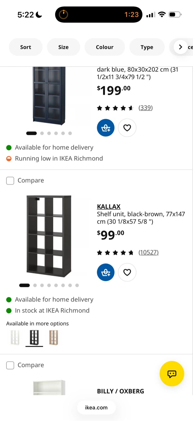 IKEA KALLAX Cube Storage Bookshelf - photo 2
