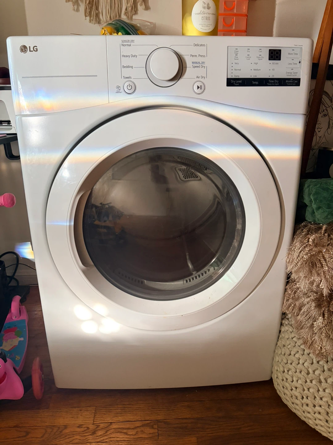 LG White Electric Washer and Dryer - photo 3