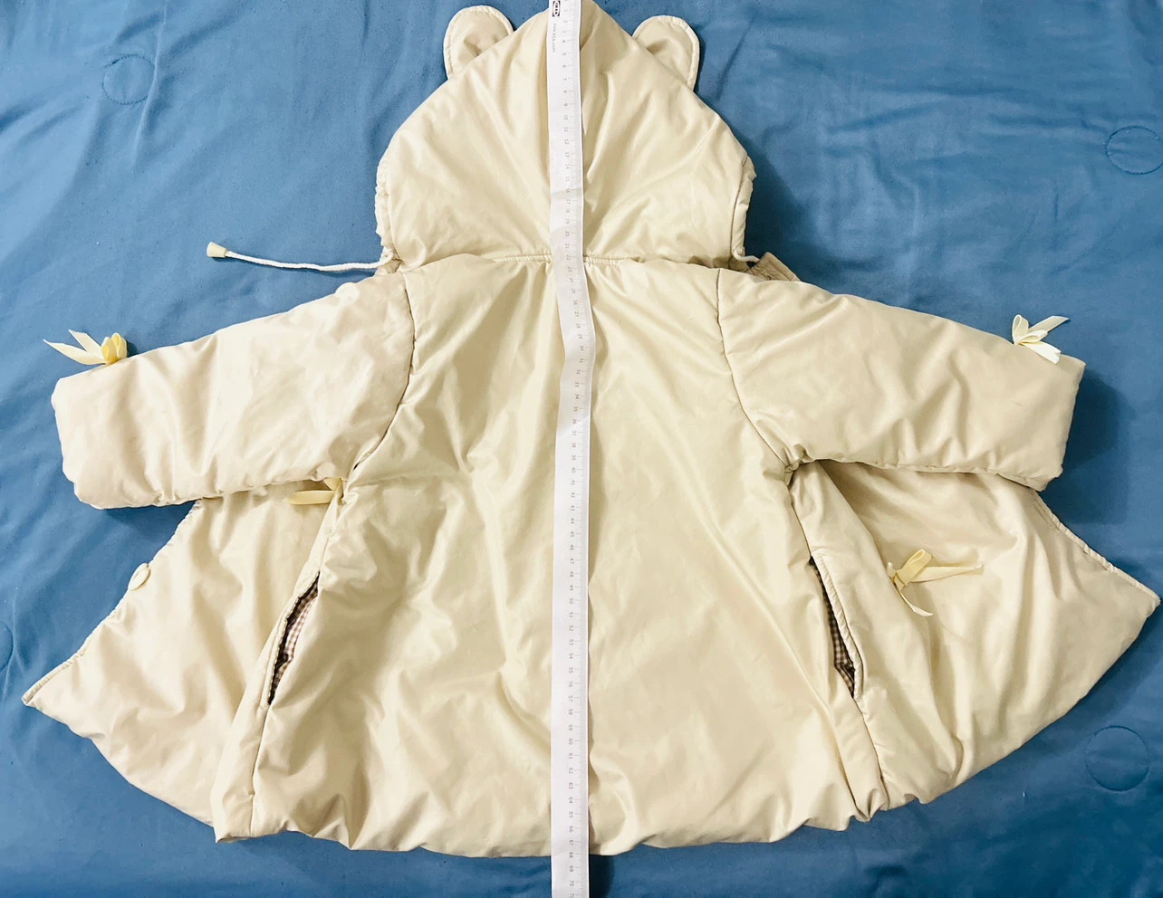 Bunny Ear Hooded Winter Coat，Size 2T–4T) - photo 3