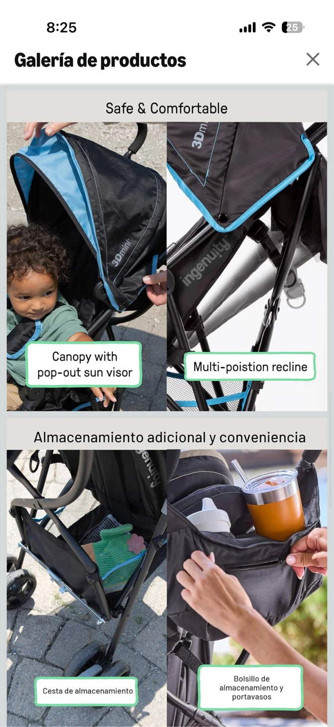Ingenuity 3Dmini Stroller - photo 4