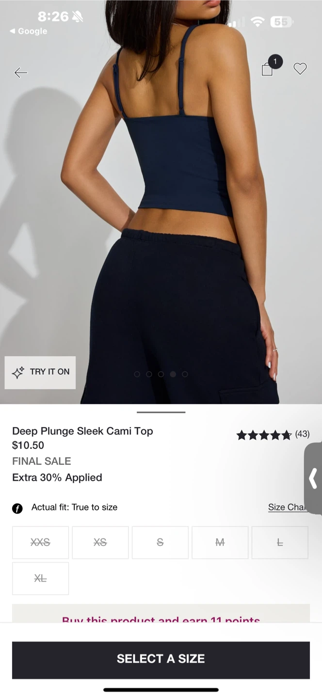 Garage Deep Plunge Sleek Cami Top - photo 5