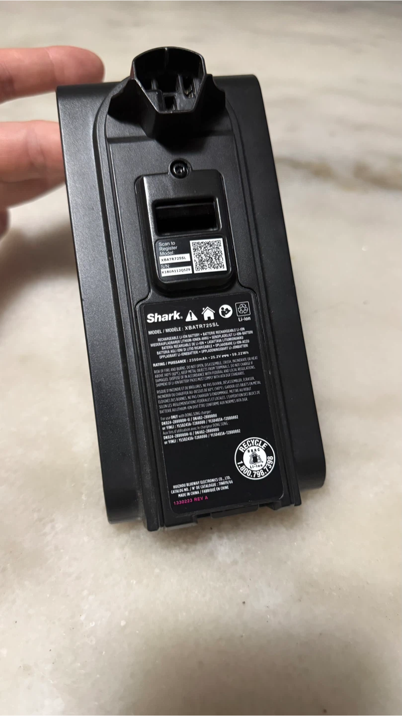 Shark Battery Replacement for Cordless Vacuums - photo 3